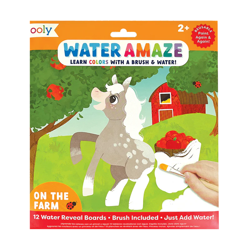 US stockist of Ooly's Water Amaze Water Boards - On the Farm