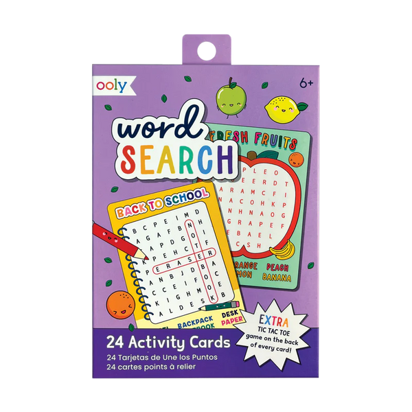 US stockist of Ooly's Word Search Activity Cards