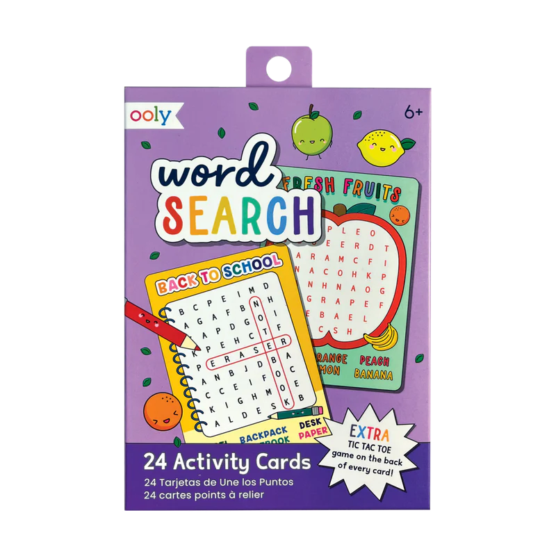 US stockist of Ooly's Word Search Activity Cards