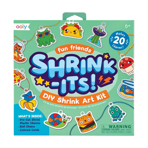 US stockist of Ooly's Shrink-Its!  DIY Art Kit - Fun Friends