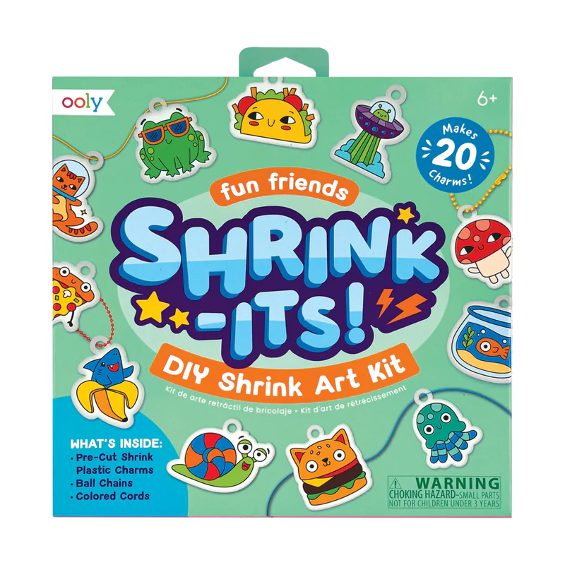 US stockist of Ooly's Shrink-Its!  DIY Art Kit - Fun Friends