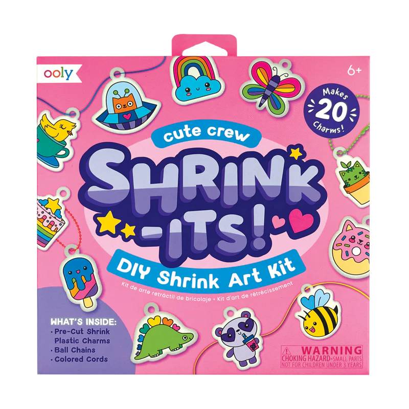 US stockist of Ooly's Shrink-Its!  DIY Art Kit - Cute Crew