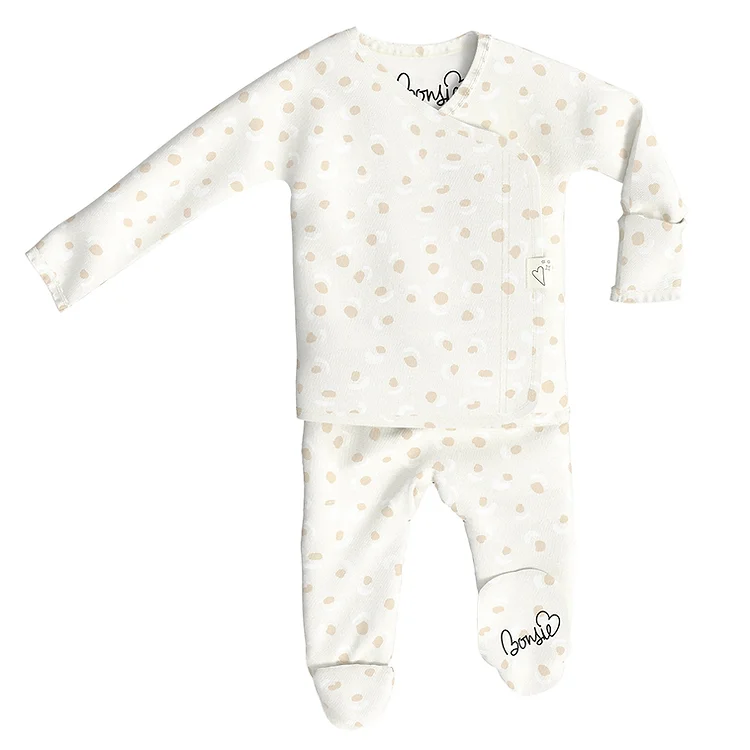 US stockist of Bonsie's Cheetah Footed Romper