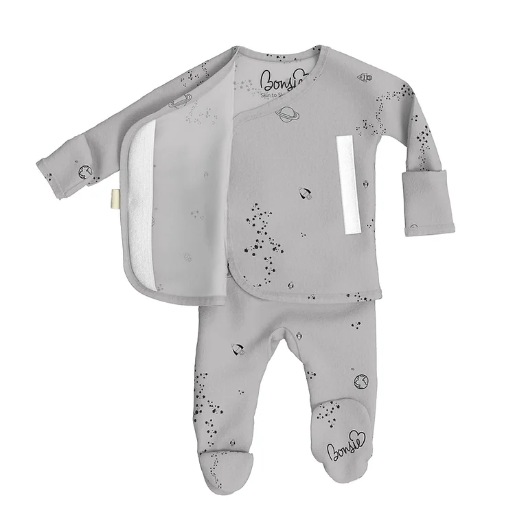 US stockist of Bonsie's Galactic Footed Romper