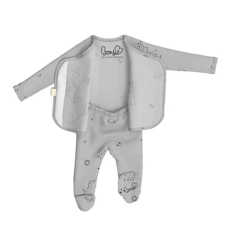 US stockist of Bonsie's Galactic Footed Romper