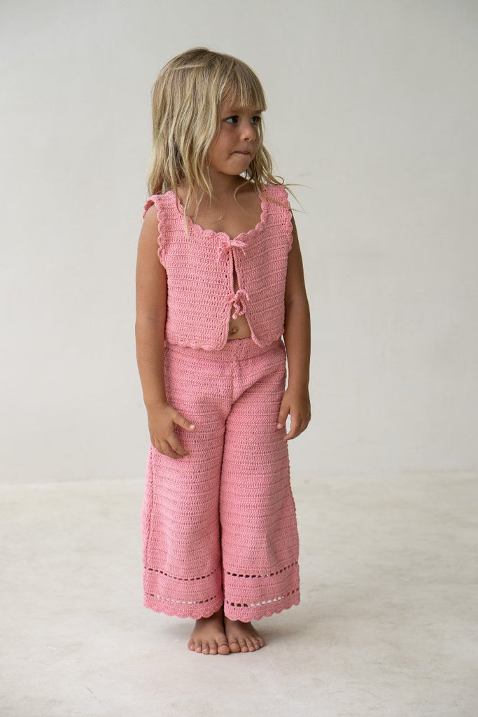 US stockist of Illoura the Label's Coral Crochet Pants