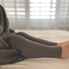 US stockist of Five O'Six' organic cotton Olive ribbed leggings.