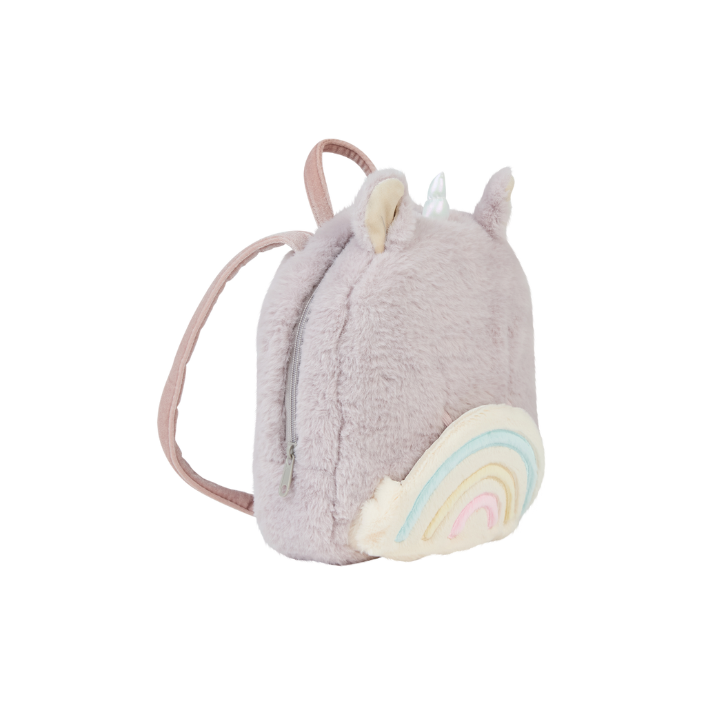 US stockist of Olli Ella's Lilac Hopalong Unicorn Backpack.