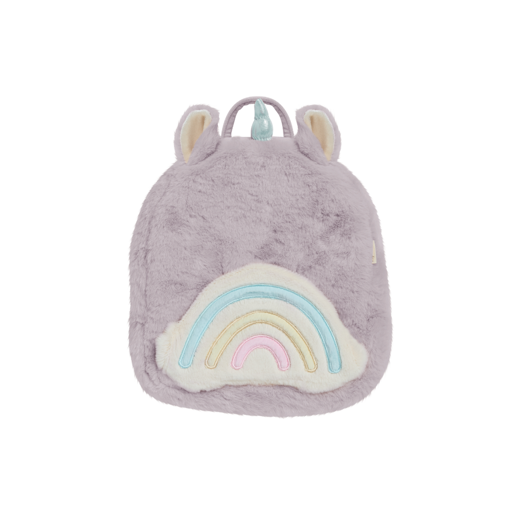 US stockist of Olli Ella's Lilac Hopalong Unicorn Backpack.