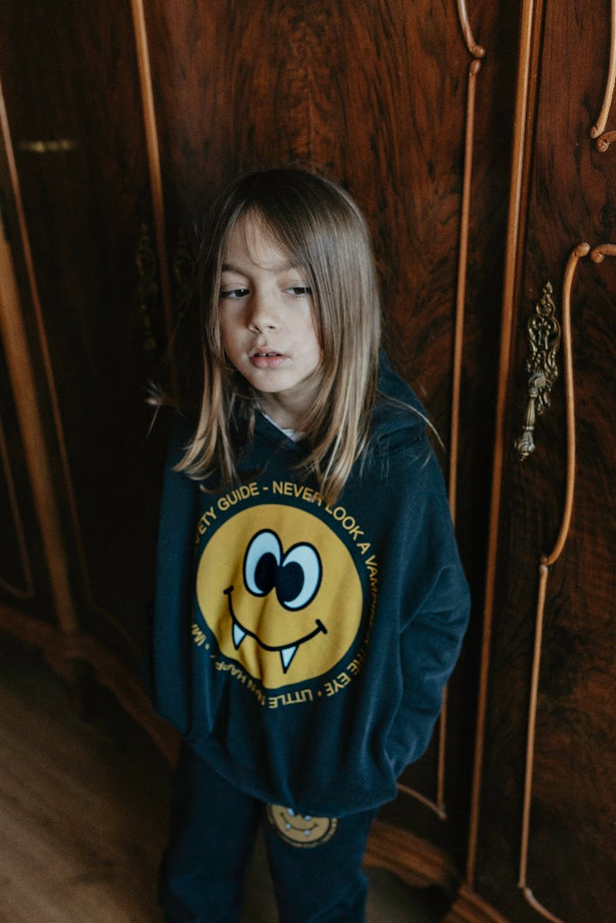 US stockist of Little Man Happy's Dracu Smile Hooded Sweatshirt