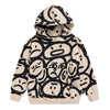 US stockist of Little Man Happy's Silly Faces Hooded Sweatshirt