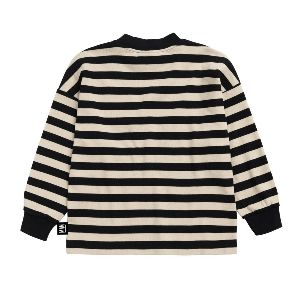 US stockist of Little Man Happy's long sleeve striped phantom t-shirt