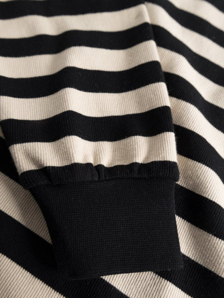 US stockist of Little Man Happy's long sleeve striped phantom t-shirt