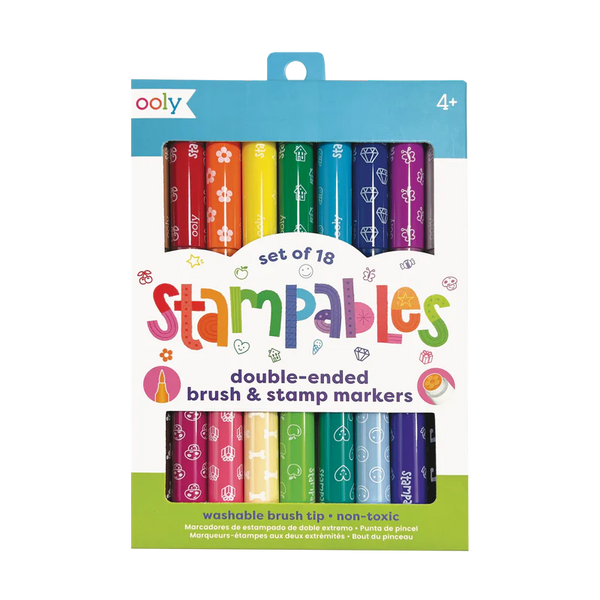 US stockist of Ooly's Stampables.  Double Ended Stamp and Brush Markers