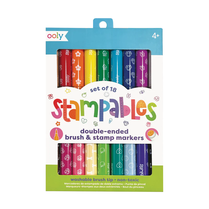 US stockist of Ooly's Stampables.  Double Ended Stamp and Brush Markers