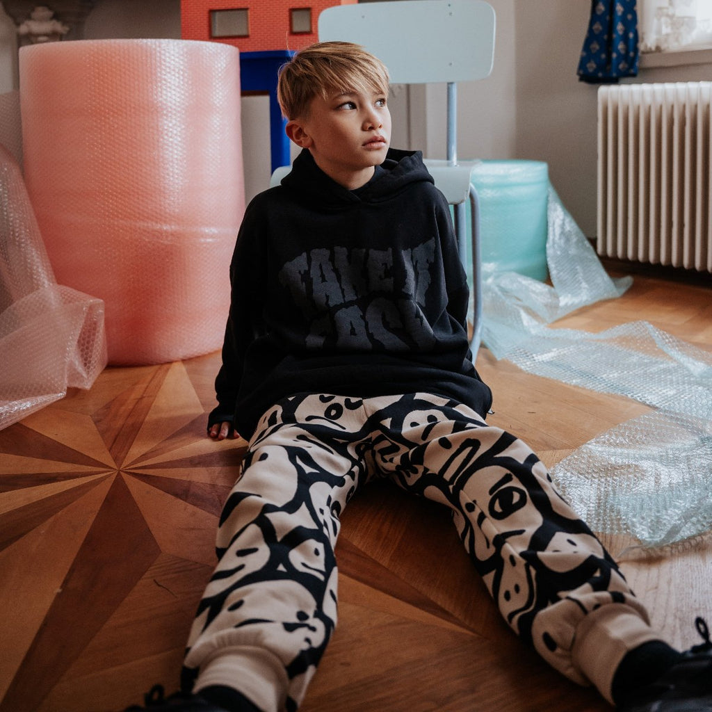 US stockist of Little Man Happy's Silly Faces Sweatpants