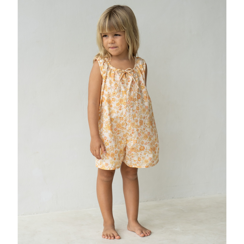 US stockist of Illoura the Label's Buttercup Print Sadie Overalls