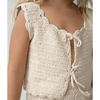 US stockist of Illoura the Label's Ecru Crochet Vest