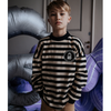 US stockist of Little Man Happy's long sleeve striped phantom t-shirt