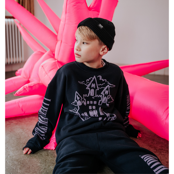 US stockist of Little Man Happy's Castle Sweatshirt