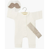 US stockist of Minikane's Babies Doll Angel Wing Sleepsuit + Headband - Ecru