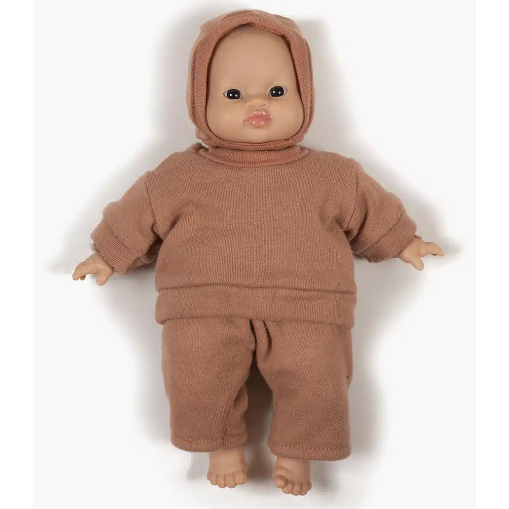 US stockist of Minikane's Babies 3Pc Liam Set - Brown Sugar