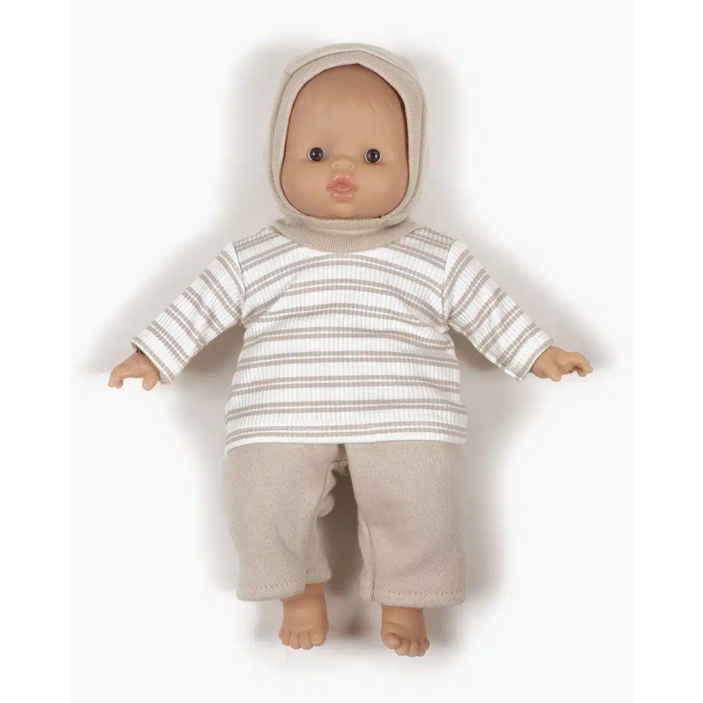 US stockist of Minikane's  Babies 3Pc Gaston Set - Linen