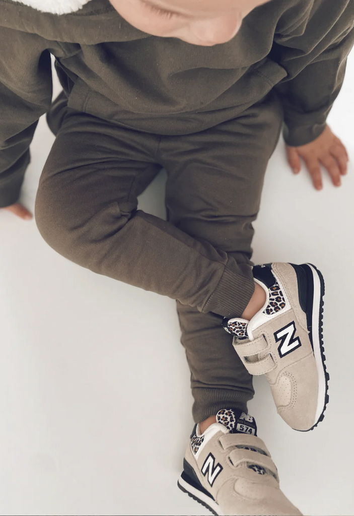 US stockist of Five O'Six' Olive Lounge Jogger Pants