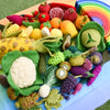US stockist of Tara Treasures 15 pc set of felt vegetables and fruits - Set C