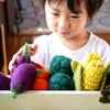 US stockist of Tara Treasures 11 pc set of felt vegetables and fruits - set B