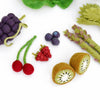 US stockist of Tara Treasures 15 pc set of felt vegetables and fruits - Set C