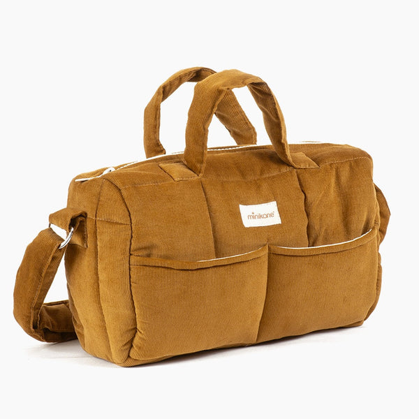 US stockist of Minikane's Havana Corduroy Doll's diaper bag
