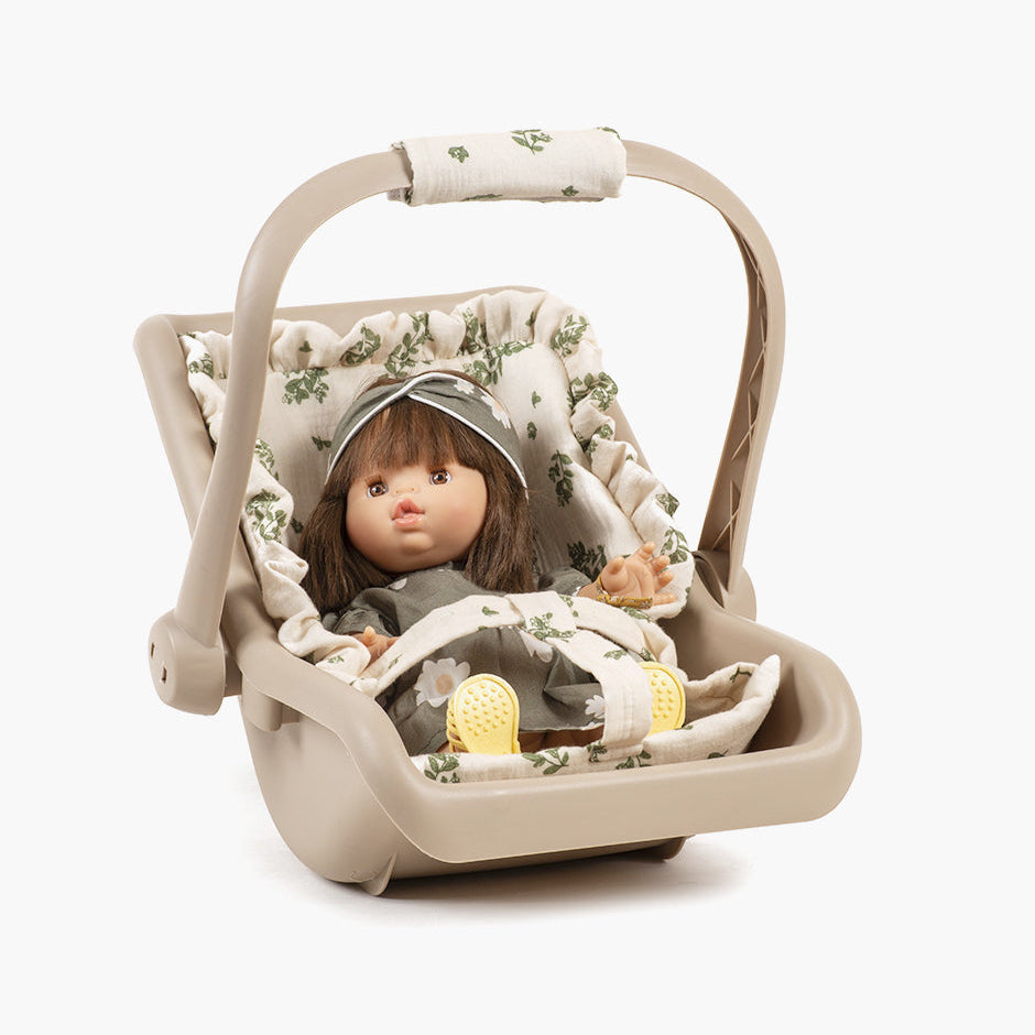 US stockist of Minikane's Mistletoe Baby Doll Seat Cozy