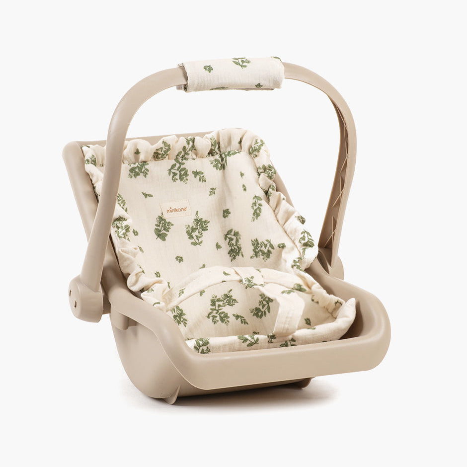 US stockist of Minikane's Mistletoe Baby Doll Seat Cozy