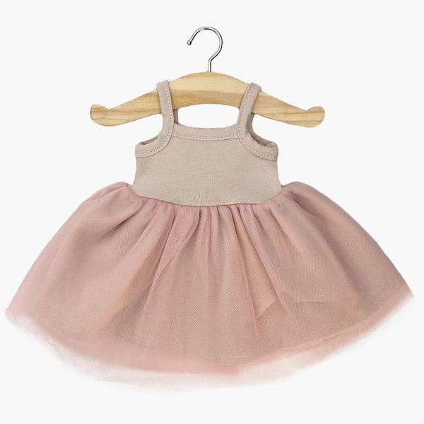 US stockist of Minikane's Linen & Pink Tulle Rosella Tutu Dress