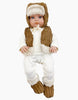 US stockist of Minikane's Sam Set in Ecru Jersey for Bambini dolls