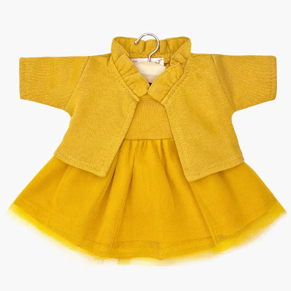 US stockist of Minikane's Rosella Tutu + Claudia Cardigan Set - Amber