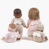 US stockist of Minikane's Babies Doll Angel Wing Sleepsuit + Hat - Linen