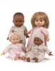 US stockist of Minikane's Babies Doll Angel Wing Sleepsuit + Headband - Ecru