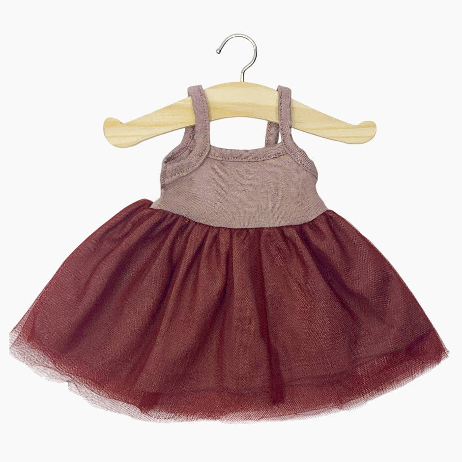 US stockist of Minikane's Dark Orchid with Burgundy Tulle Rosella Tutu