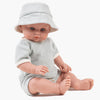 US stockist of Minikane's 3pc Green Tea Terry Sun Set for Bambini Dolls