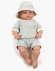US stockist of Minikane's 3pc Green Tea Terry Sun Set for Bambini Dolls