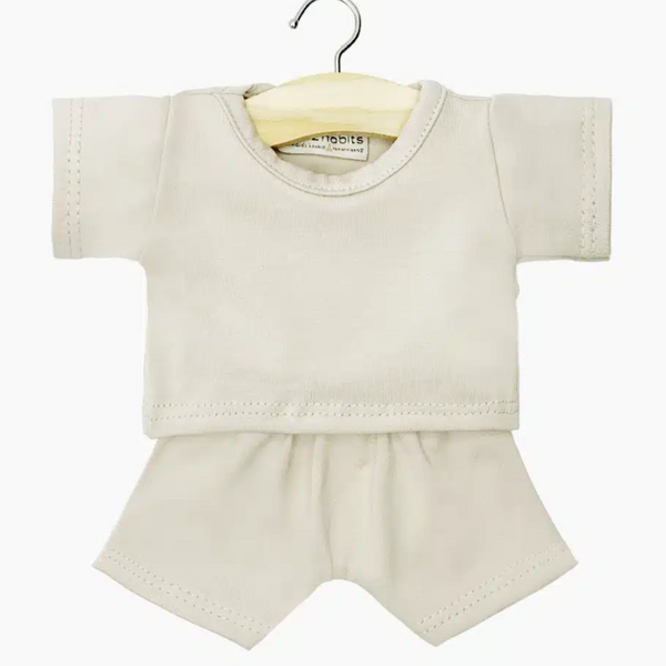 US stockist of Minikane's Vito T-Shirt + Shorts Set in Linen Jersey