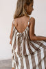 US stockist of Illoura the Label's Cocoa Stripe Field Dress