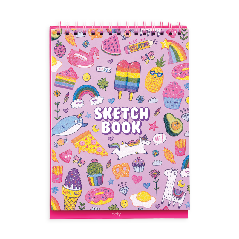 Sketchbook for Girls: 100+ Pages of 8. 5x11 Blank Paper for Drawing, Doodling Or Sketching (Cute Sketchbooks for Kids) with Tiny Doodles on Every Page